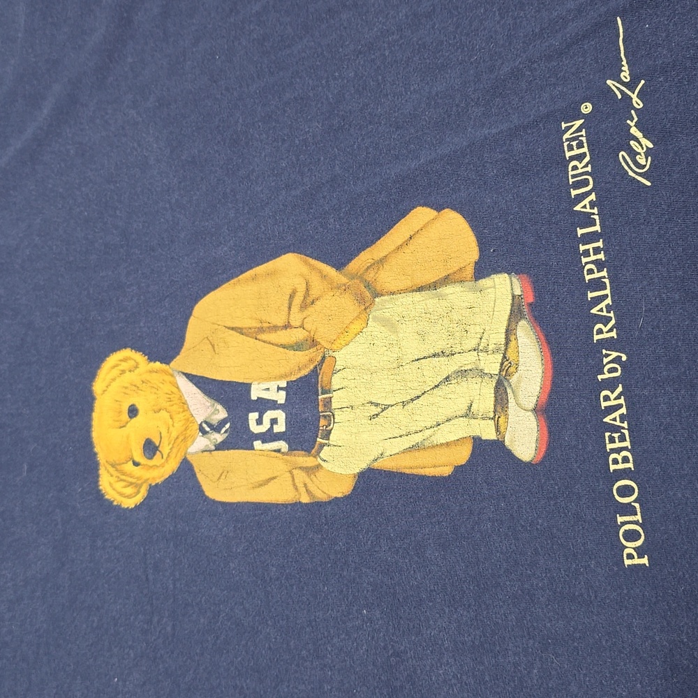 Vtg Ralph Lauren Bear Shirt - Picture 2 of 7